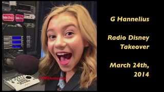 G Hannelius Radio Disney Takeover  March 24th, 2014 - Dog With A Blog - G Hannelius guest DJ