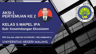 PPL 1 PERTEMUAN 2 KELAS 5 SD MATERI EKOSISTEM