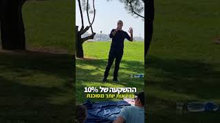 לכל תשואה יש סיכון. עשו רשימת סיכונים שיתרחשו במידה וההשקעה לא תצלח. יש לכם יכולת להתמודד עם האירוע?