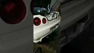 Evil R34 GTR idle with TOMEI 280 10.8 Procams