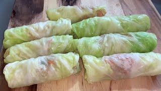 CABBAGE ROLLS RECIPE | CABBAGE RECIPE IDEAS