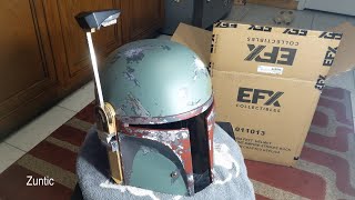 eFX Collectibles The Empire Strikes Back Boba Fett Helmet Unboxing: Star Wars