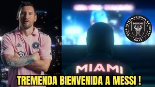 LA INCREÍBLE PRESENTACIÓN DEL INTER DE MIAMI A MESSI !