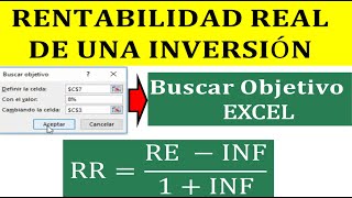 RENTABILIDAD REAL DE UNA INVERSIÓN.