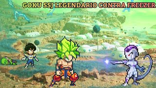 WHAT IF/ GOKU UTILIZA EL SSJ LEGENDARIO CONTRA FREEZER/ #5,#shorts sprite animation