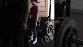 1 month Deadlift progress (460LB - 500LB) #Deadlift #powerlifting #500