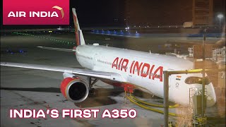 India’s FIRST Airbus A350 | Air India AI589 | BLR - BOM - MAA | Flight Review