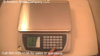 Function Settings of the Amston Scales LCT Large Counting Scale