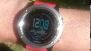 Garmin fenix 3 - BIGWATCH : autoswich mode demo