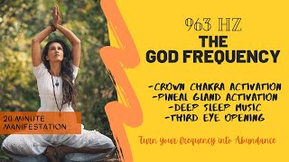 963 Hz | Heal Crown Chakra | Pineal Gland Activation | Deep Sleep Meditation Music | Open Third Eye