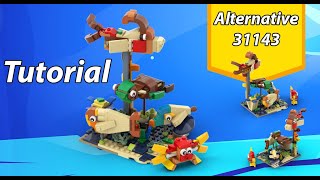 Lego Tutorial 31143 Alternate Build Reef Life MOC