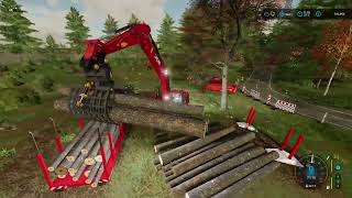 Loading & transporting logs/plowing fields/feeding animals |The Old Stream Farm |Fs22 |Ps4