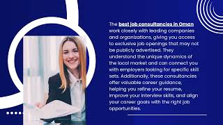 Oman’s Best Job Consultancies: Expert Career Guidance and Opportunities