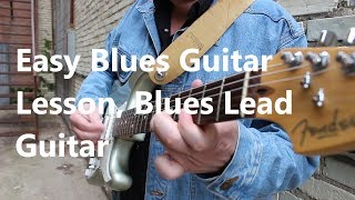 Easy Blues Guitar Lesson - Beginner Blues riffs