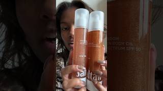 Saltair body oil sunscreen! #beautytips