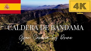 Caldera de Bandama, Gran Canaria, Spain || Drone 4K 2023 || Calming background music