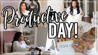 Productive Fall Day | Clean With Me, Cooking + Working From Home! NitraaB