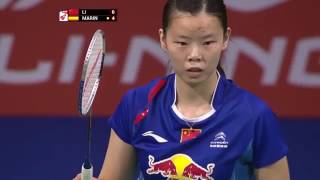 Final WS Carolina Marin vs Li Xuerui  World Championships  2014