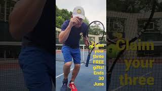 Claim your 3 FREE gifts in June 2023! #tennis #shorts #tennistraining #tennislesson #free #gifts #SG