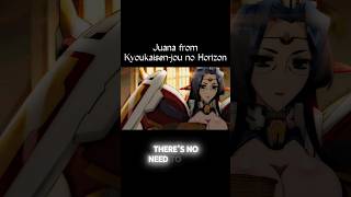 Juana from Kyoukaisen-jou no Horizon #anime #shorts #animeshorts