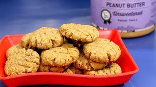 Eggless Peanut Butter Cookies