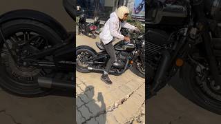 Java bobber test ride #bareilly #java