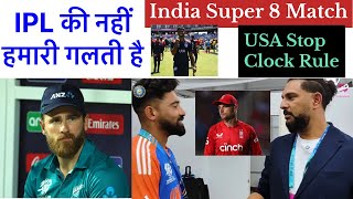 USA Stop Clock Rule, India Super 8 Match, New Zealand 8, Yuvraj Singh Fielder Of the Match