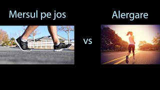 Sport mersul pe jos vs alergare