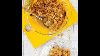 Le crumble poire - Tiroir sucré