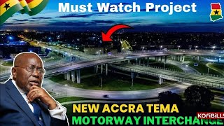 Wow!! Watch How Ghana's New Tema Motorway Interchange Flyover Phase 2 Almost Complete