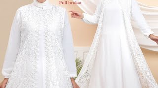 Rekomendasi 6 gamis putih terbagus di shopee