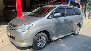 Toyota inova đời 2009 G xịn không taxi giá 220tr lh 0987058086