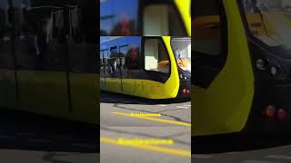 A train that running on the road without Tracks! -  #youtubeshorts #2024 #world #documentary #train