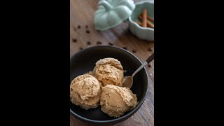 Homemade Pumpkin Spice Latte Ice Cream