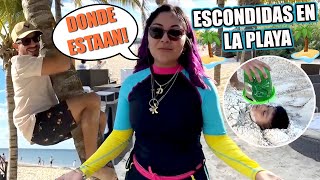 ESCONDIDAS EN LA PLAYA | OLVIDAMOS A PAPA | Family Juega