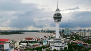 Bangkok city view 360 Samut Prakan Observation Tower Bangkok Thailand 🇹🇭