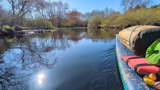 Moosup River Solo Kayak Camping Sterling, Connecticut