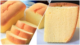 Eggless Chiffon Cake Recipe 2ways on stove and oven!No egg cotton soft cake at home recipe!