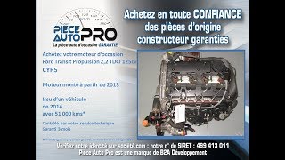 Moteur Ford Transit Propulsion 2.2 TDCI 125 cv CYR5