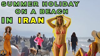 Iran Beach Walk tour : A hot day in the seaside