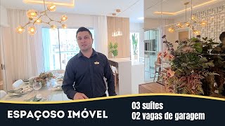 Espaçoso imóvel com 03 suítes e 02 vagas de garagem