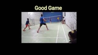 Village Badminton | powerful smash shot #short