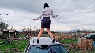 LaKiTta Vs Peugeot 406 Break (Roof Jumping)