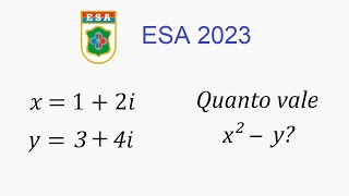 ESA 2023 - Números complexos