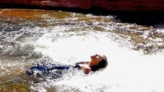 Sliding in the Water at Slide Rock - (Very Good Advice)