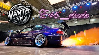 100% Auto Live 2024 | BMW E46 with Insane Pops, Bangs, Flames on the Catwalk at Rotterdam Ahoy