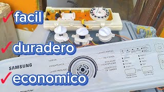 como ponerle reloj o timer a lavadora digital fácil, económico y duradero de digital a manual