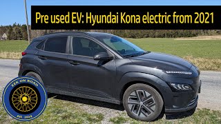 Hyundai Kona Electric from 2021 test and drive of pre-used electric car EV