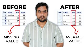 How to replace missing values with mean value ?