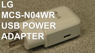 LG USB-C 15 Watt USB-C Adapter Review